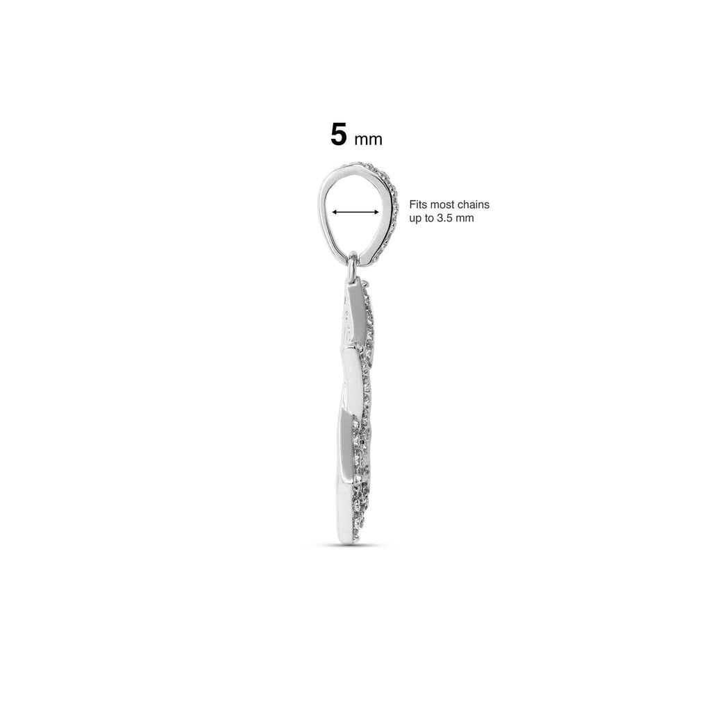 Jewish Magen Star Of David Pendant - Solid 925 Sterling Silver Men's Jewelry