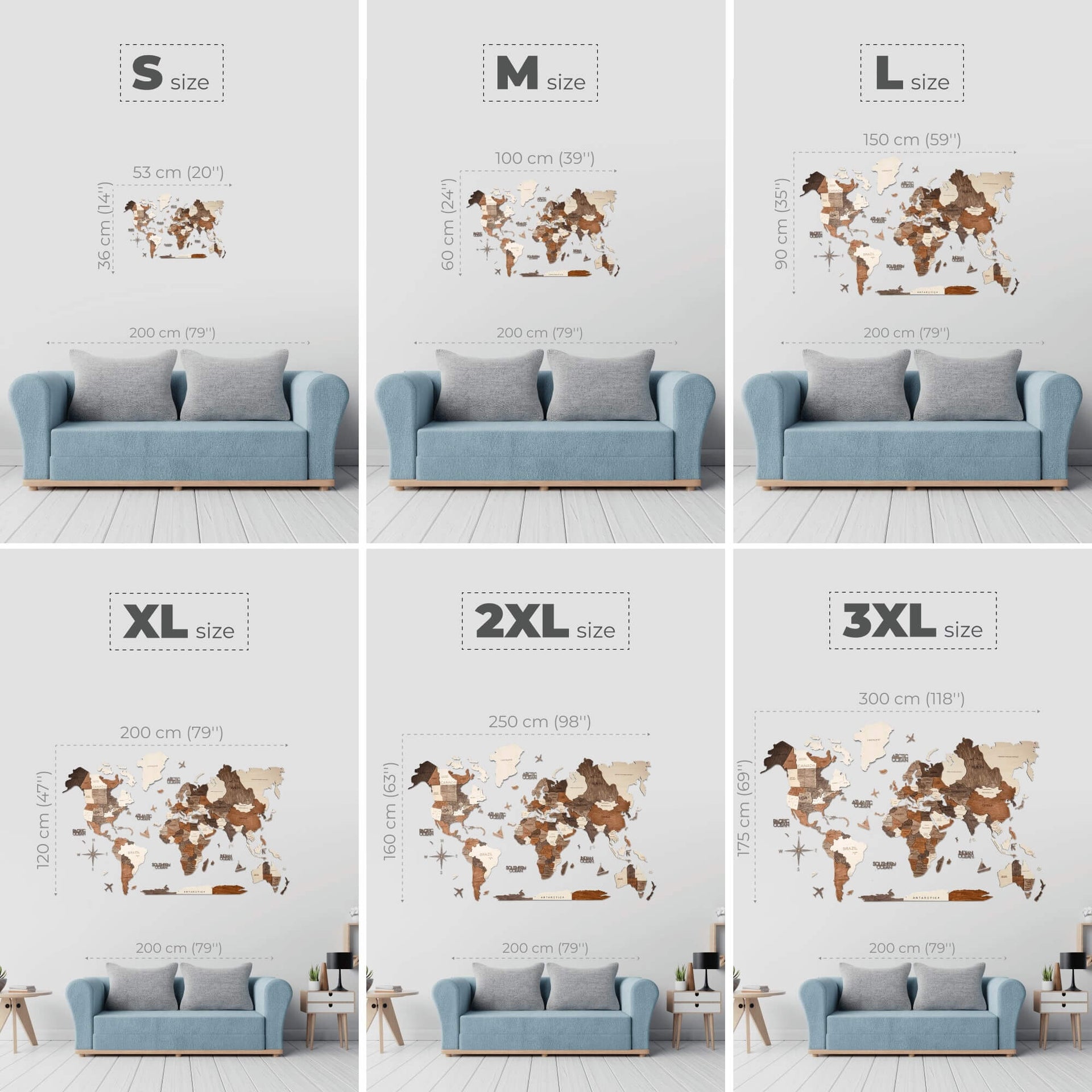 Brown Bohemian Wall Art for Living Room Decor