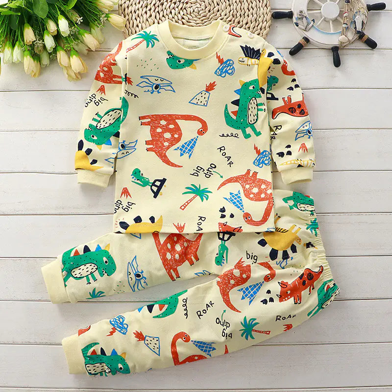 Boys' Cotton Autumn Winter Underwear Set (Wholesale)