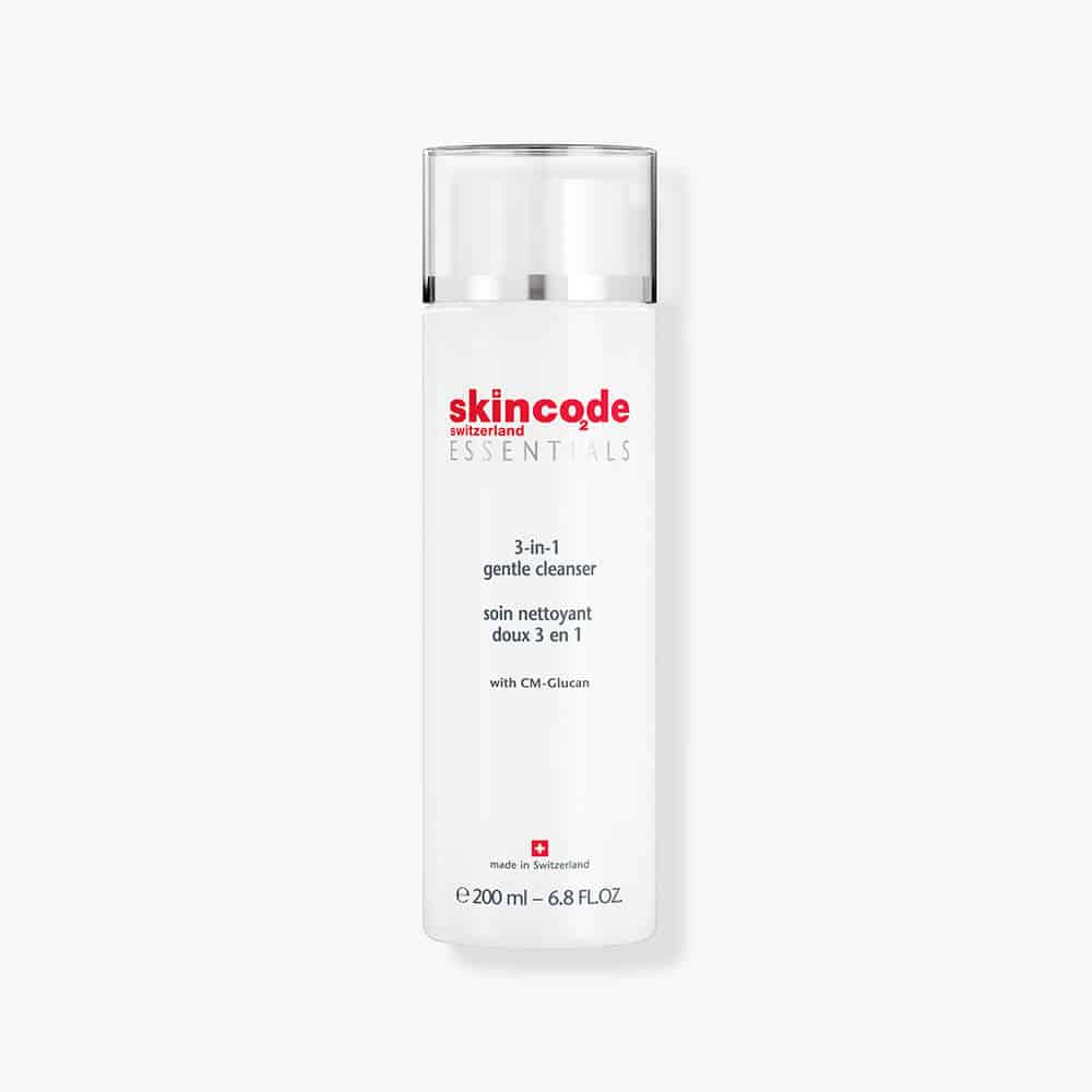 Skincode 3-in-1 Gentle Cleanser 200ML bottle for daily skincare