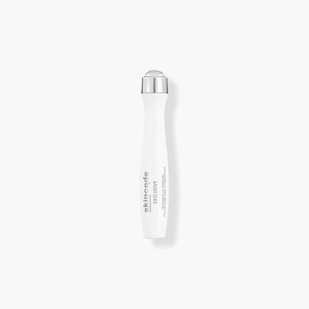 Skincode Cellular Eye-Lift Power Pen in minimalist white and silver packaging