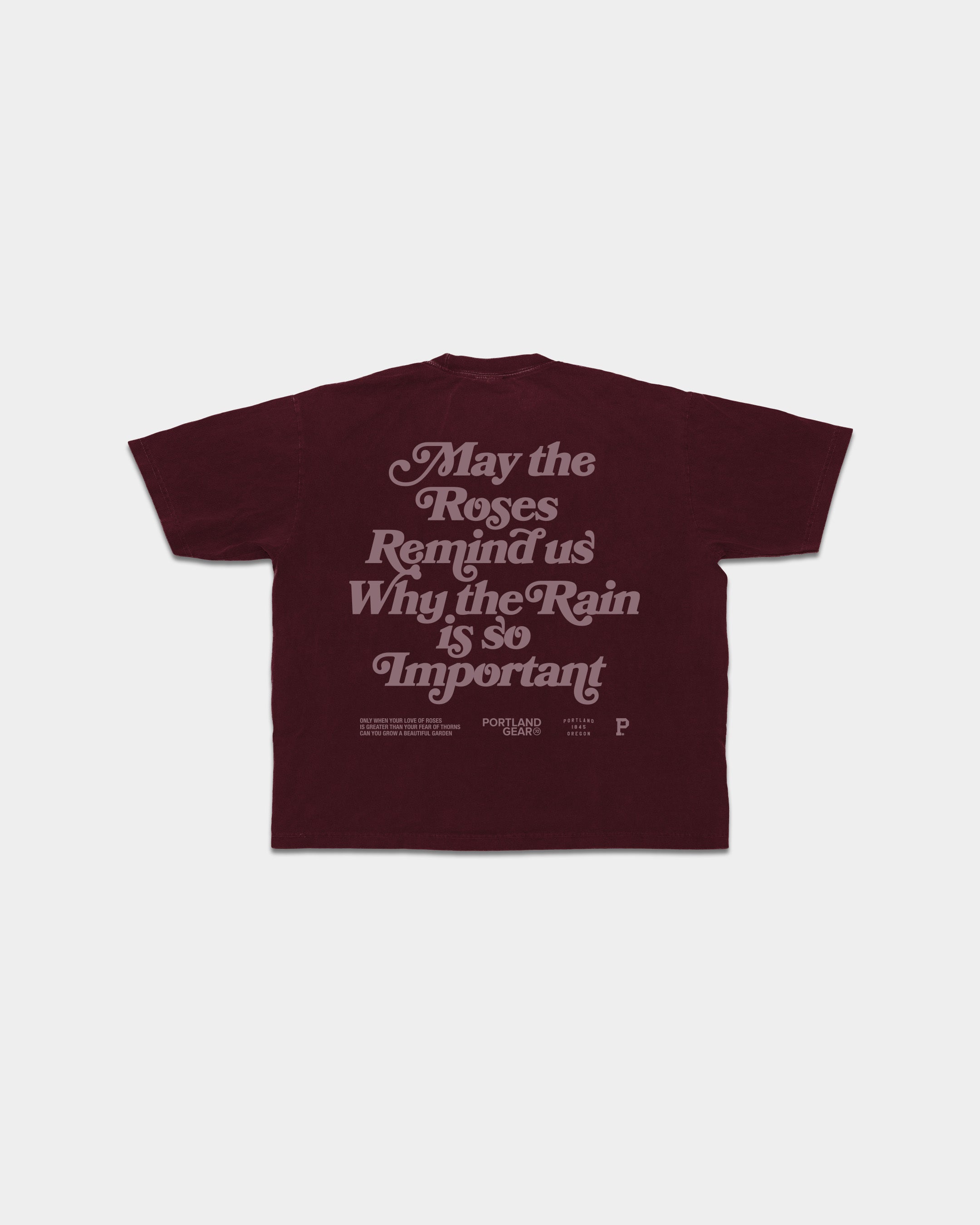 Women's All-American Slogan Tee - Port