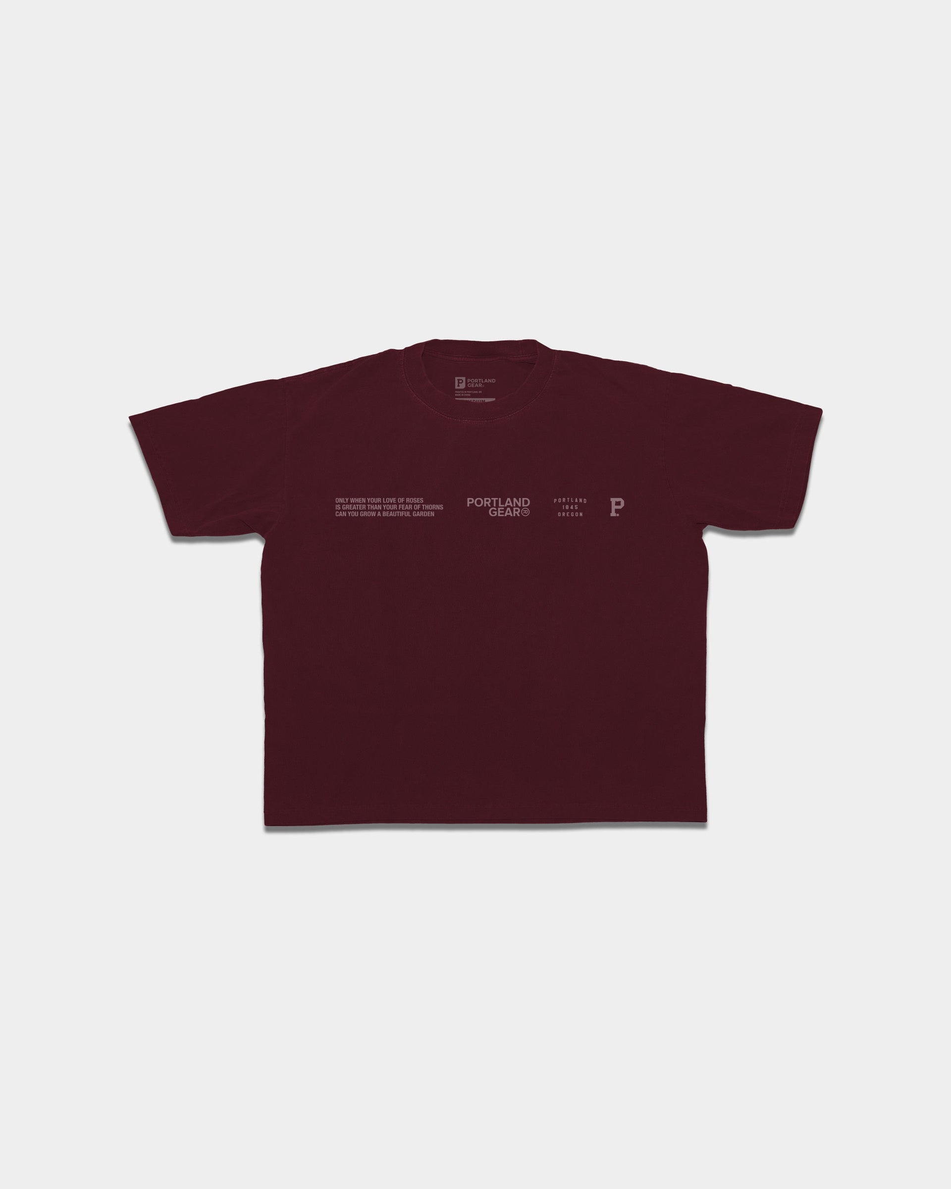 Women's All-American Slogan Tee - Port