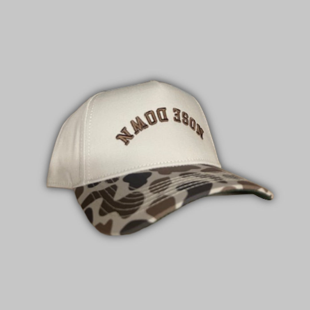 Nose Down Flipped Hat Adjustable Casual Sport Cap