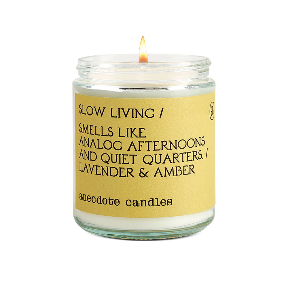 Slow Living Lavender Amber Candle