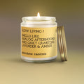 Slow Living Lavender Amber Candle