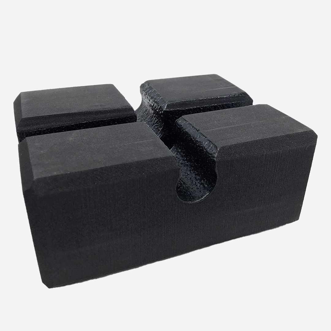 Small BenchBlokz 3-position elevation block in black for 28mm barbells