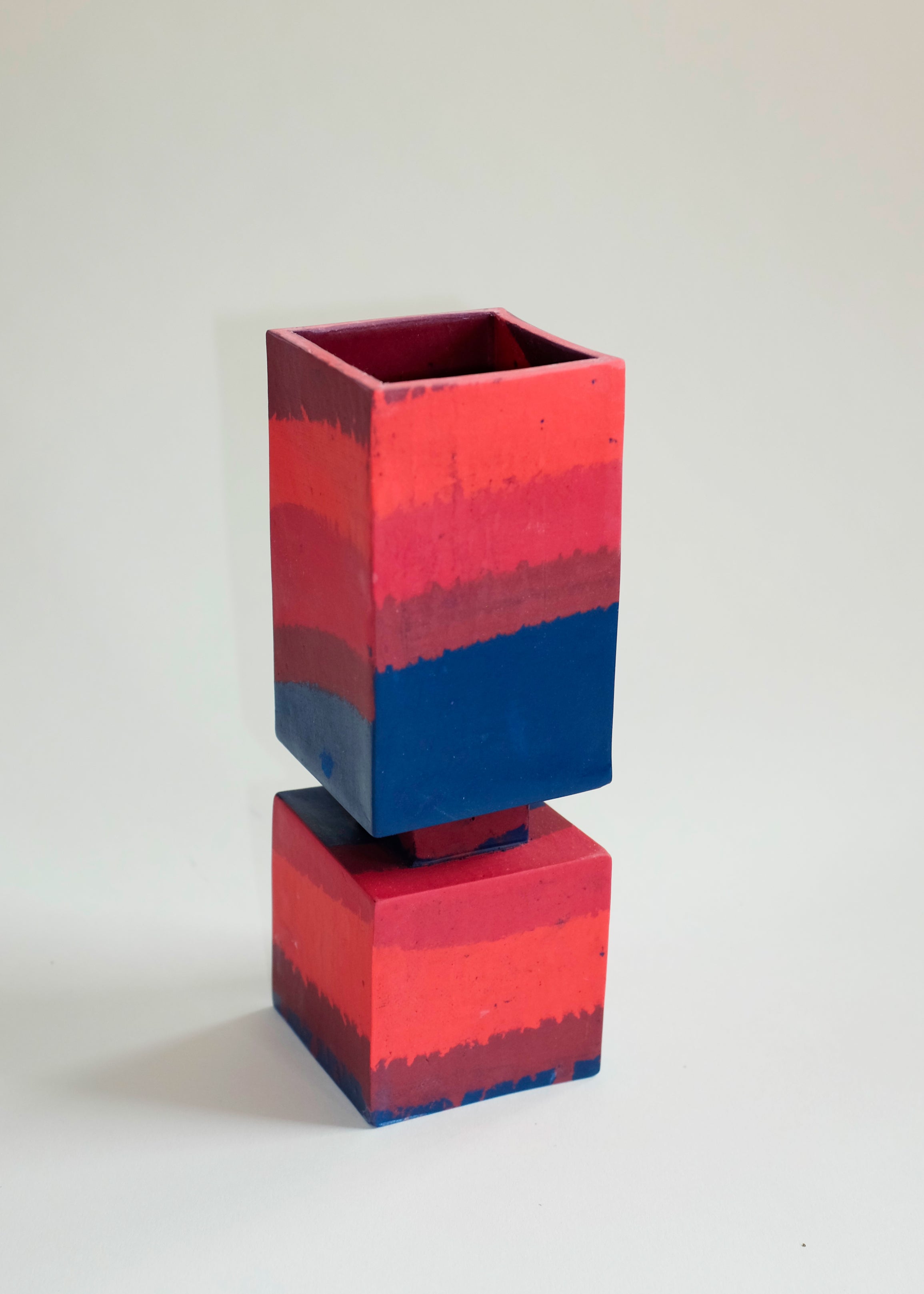 Squared Vase Short