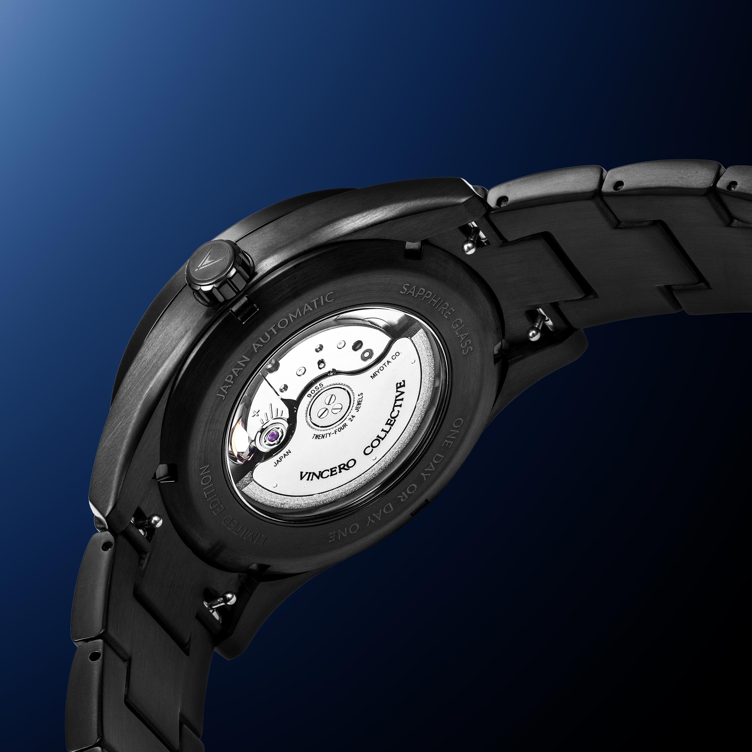 The Quantum Auto Blue Panther Professional Diver Watch