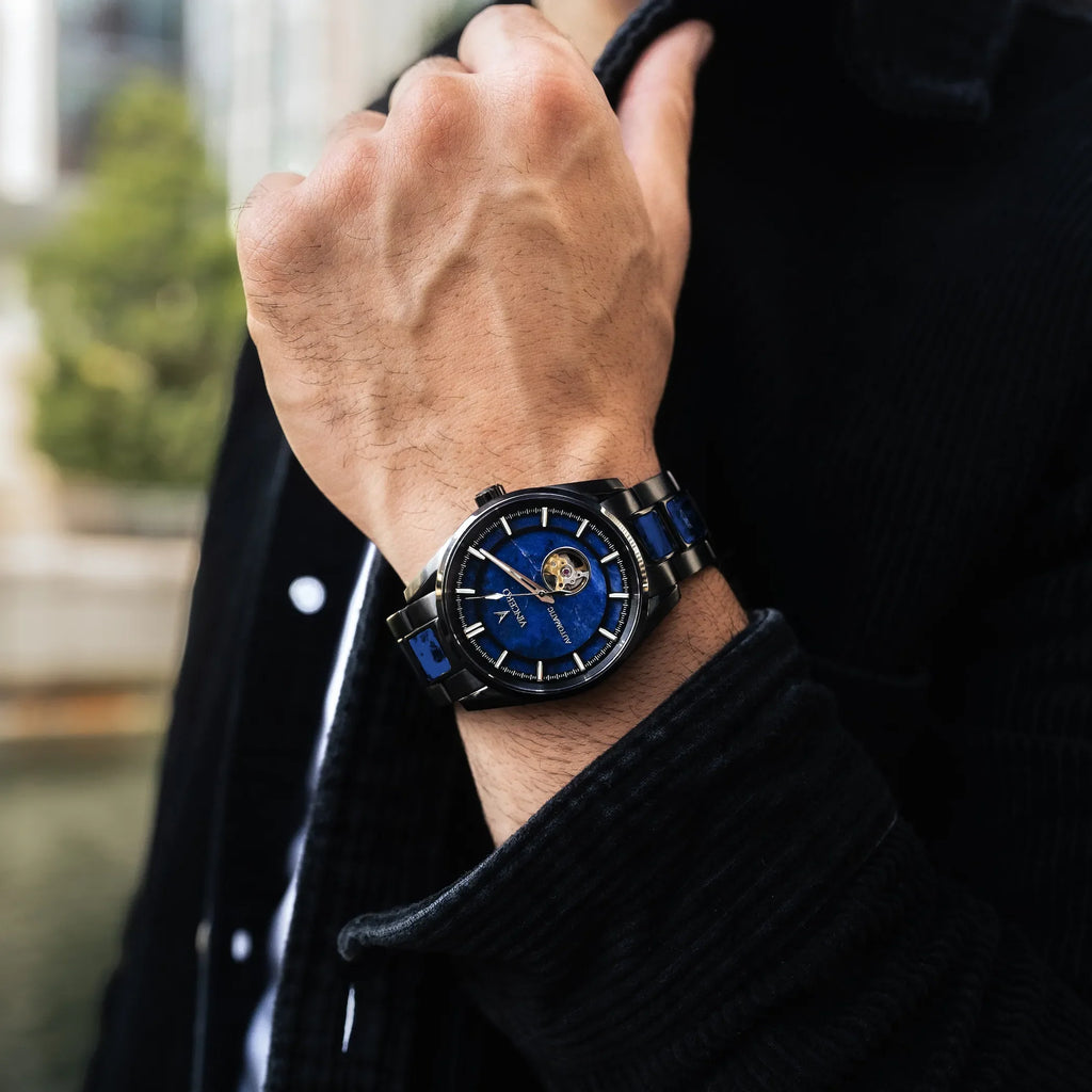 The Quantum Auto Blue Panther Professional Diver Watch