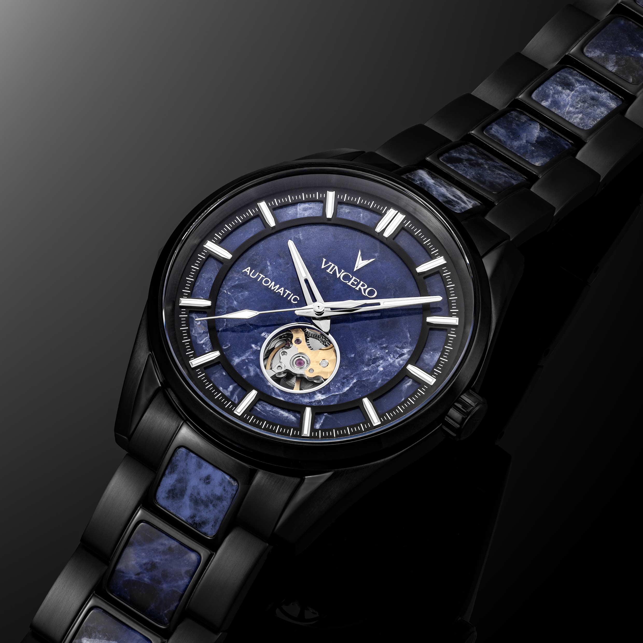 The Quantum Auto Blue Panther Professional Diver Watch