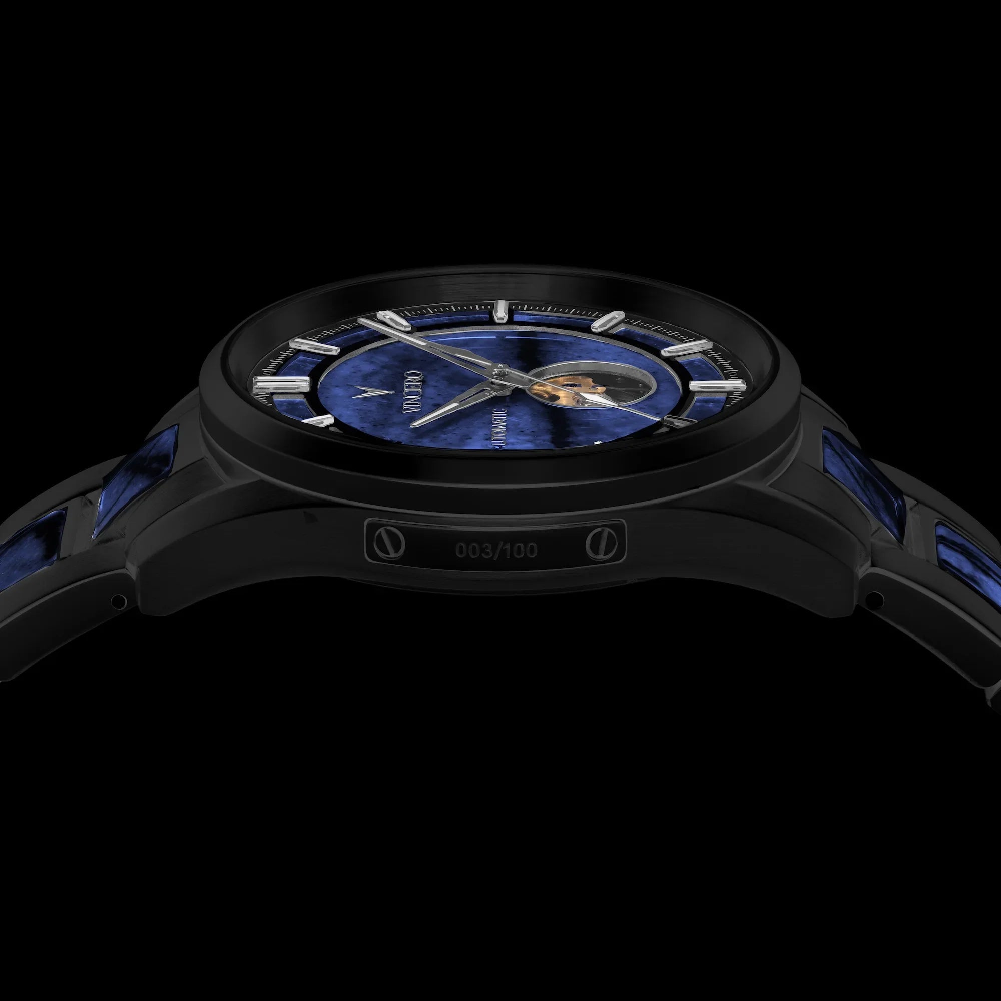 The Quantum Auto Blue Panther Professional Diver Watch