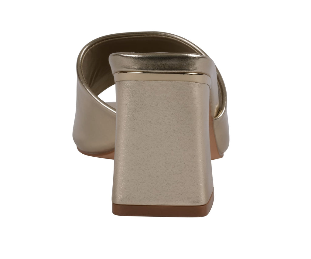 Women's Soho Nude Square Toe Heeled Sandals