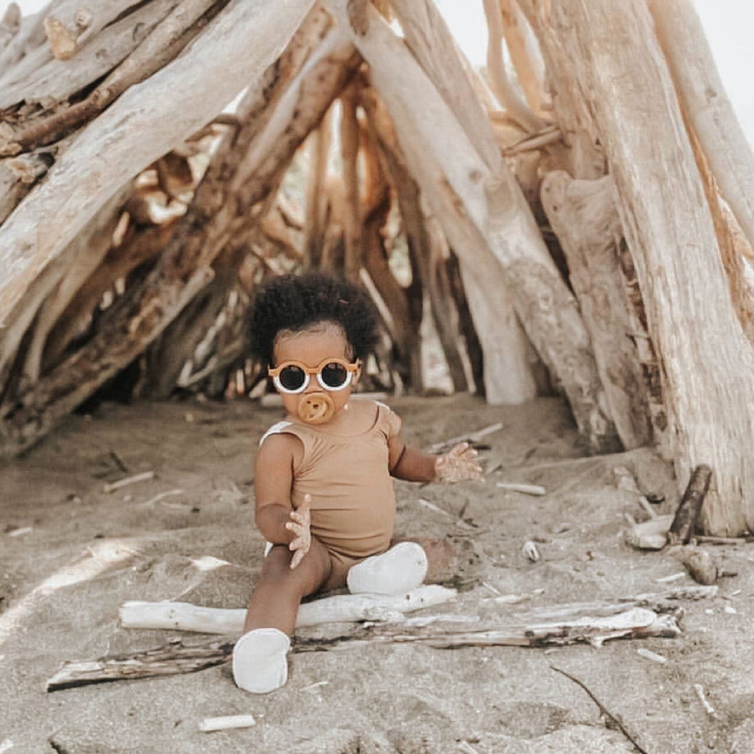 Modern Pacifier |  Mahogany Rose