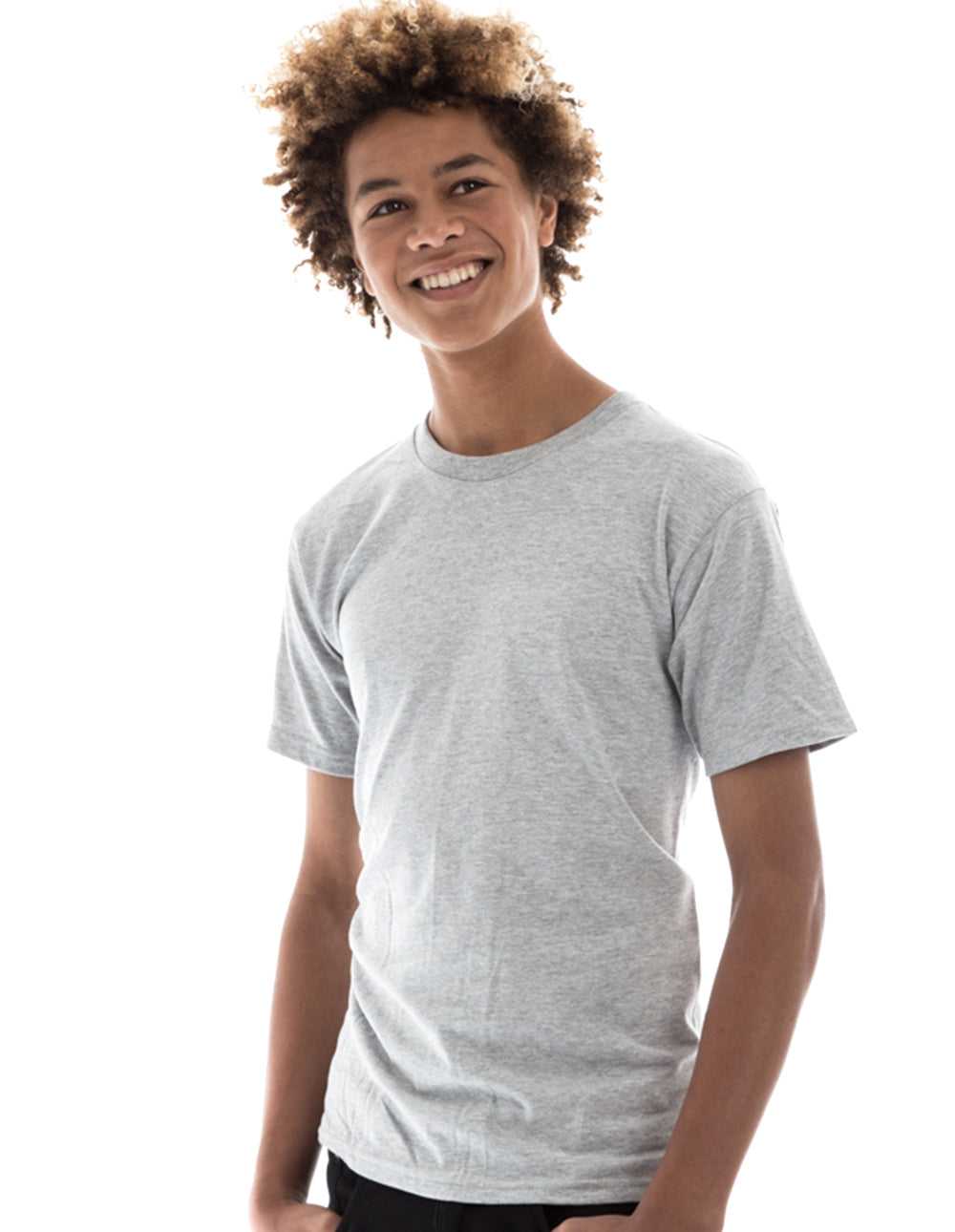 Retro Ring-Spun Crew Neck T-Shirt Black 2100 - Image 9