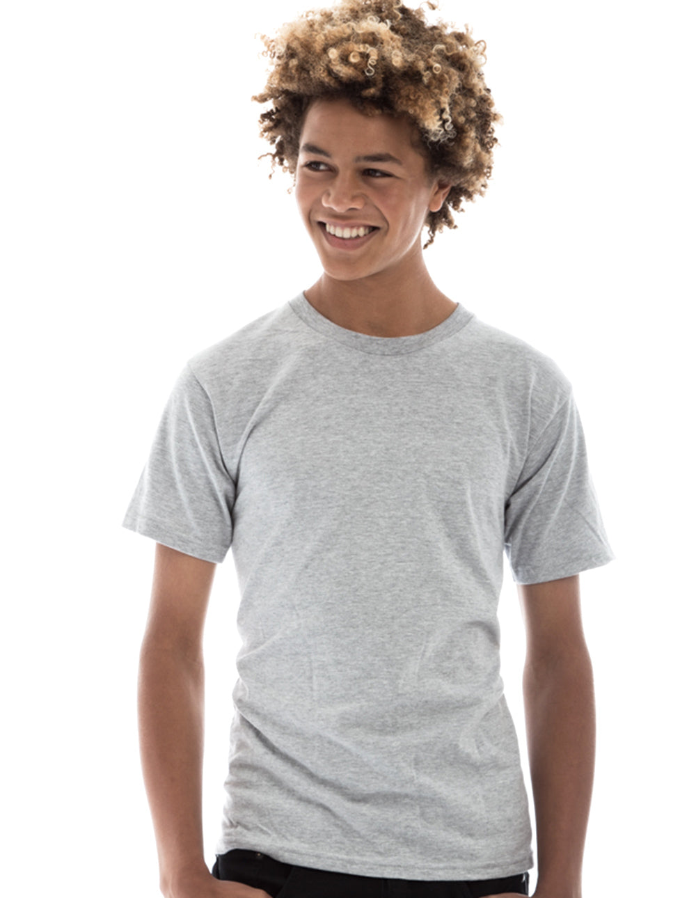 Retro Ring-Spun Crew Neck T-Shirt Black 2100 - Image 10