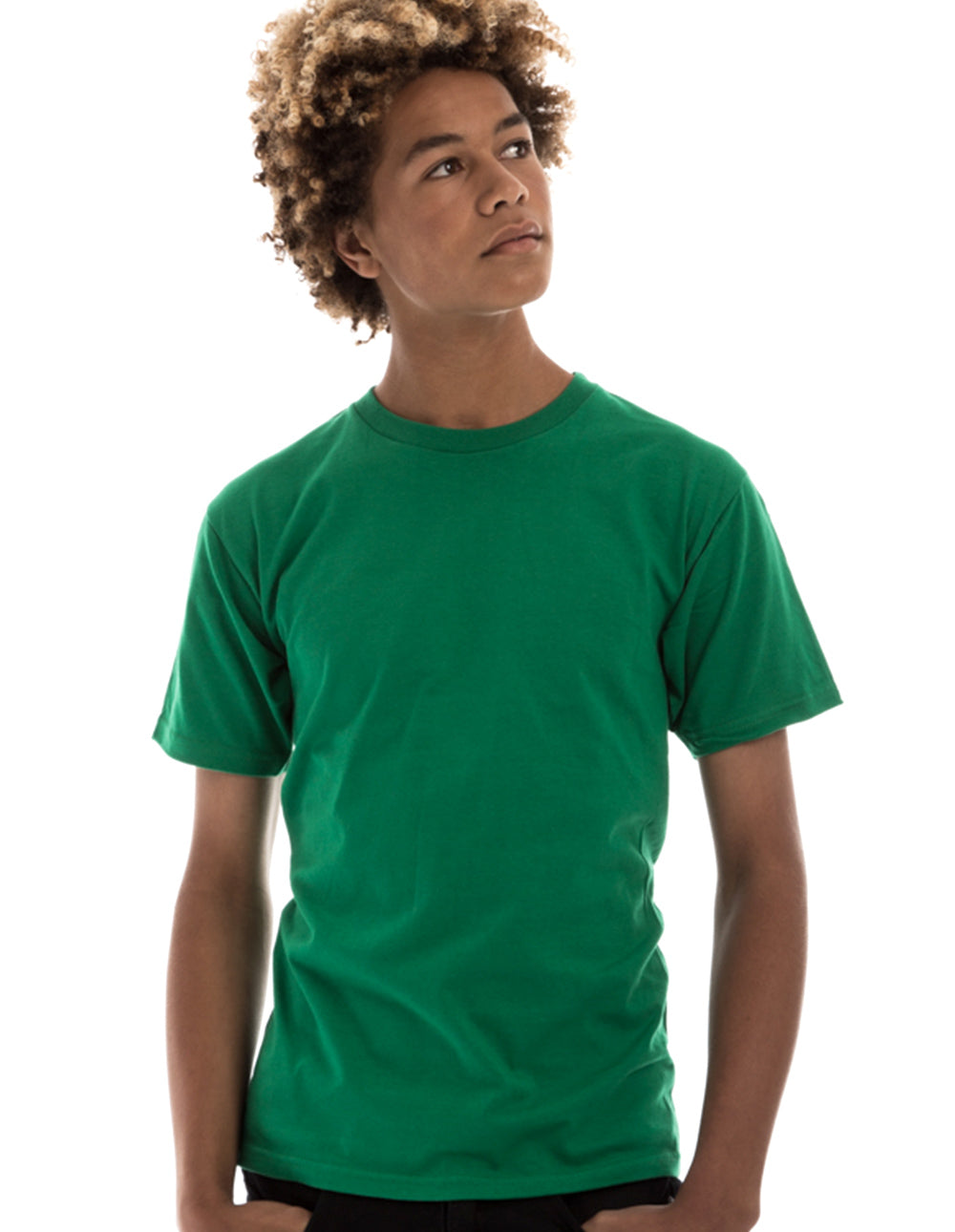 Retro Ring-Spun Crew Neck T-Shirt Black 2100 - Image 13