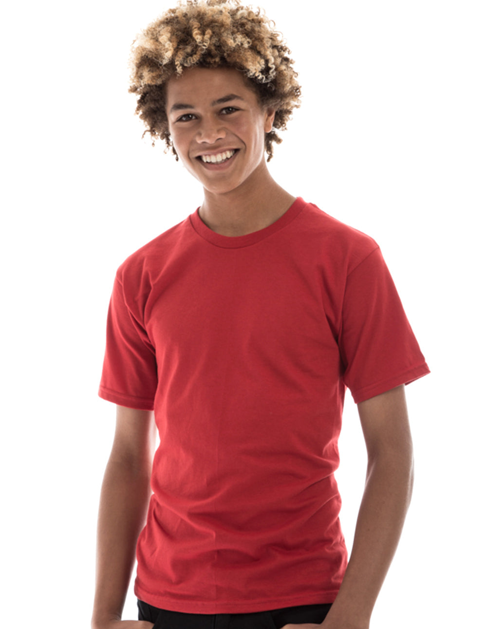 Retro Ring-Spun Crew Neck T-Shirt Black 2100 - Image 32