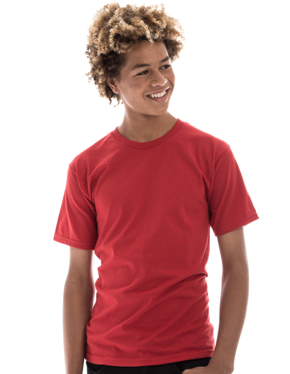 Retro Ring-Spun Crew Neck T-Shirt Black 2100 - Image 36