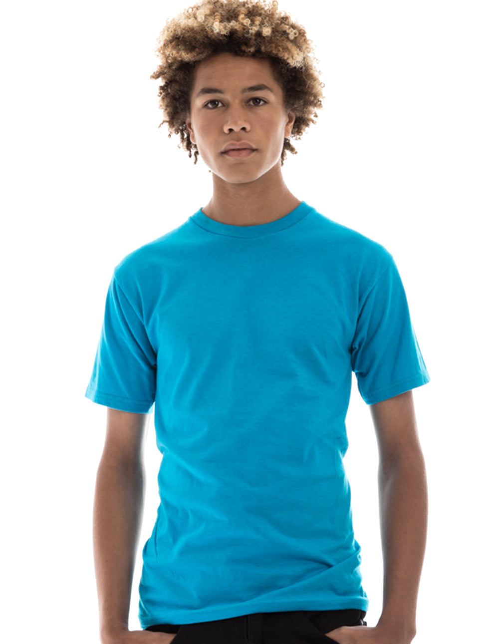 Retro Ring-Spun Crew Neck T-Shirt Black 2100 - Image 33