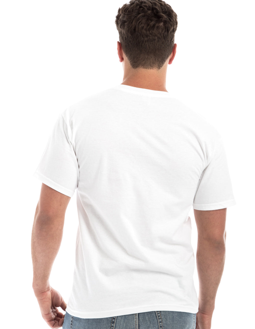 Retro Ring-Spun Crew Neck T-Shirt Black 2100 - Image 31