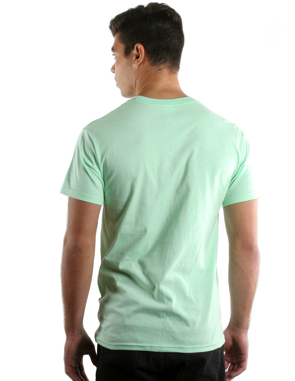 Retro Ring-Spun Crew Neck T-Shirt Black 2100 - Image 26