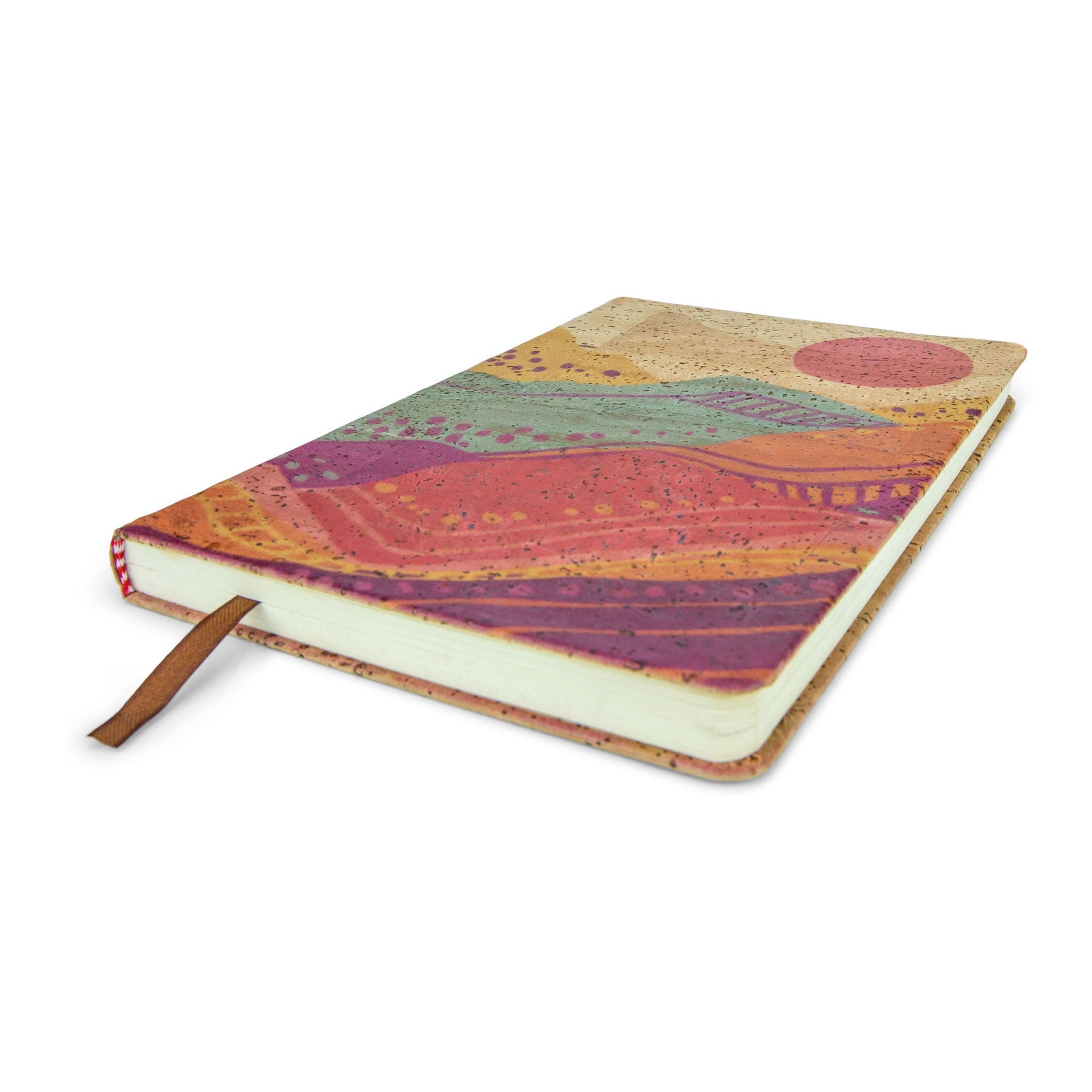 Spirit Rising Cork Journal: Sustainable A5 Bohemian Notebook