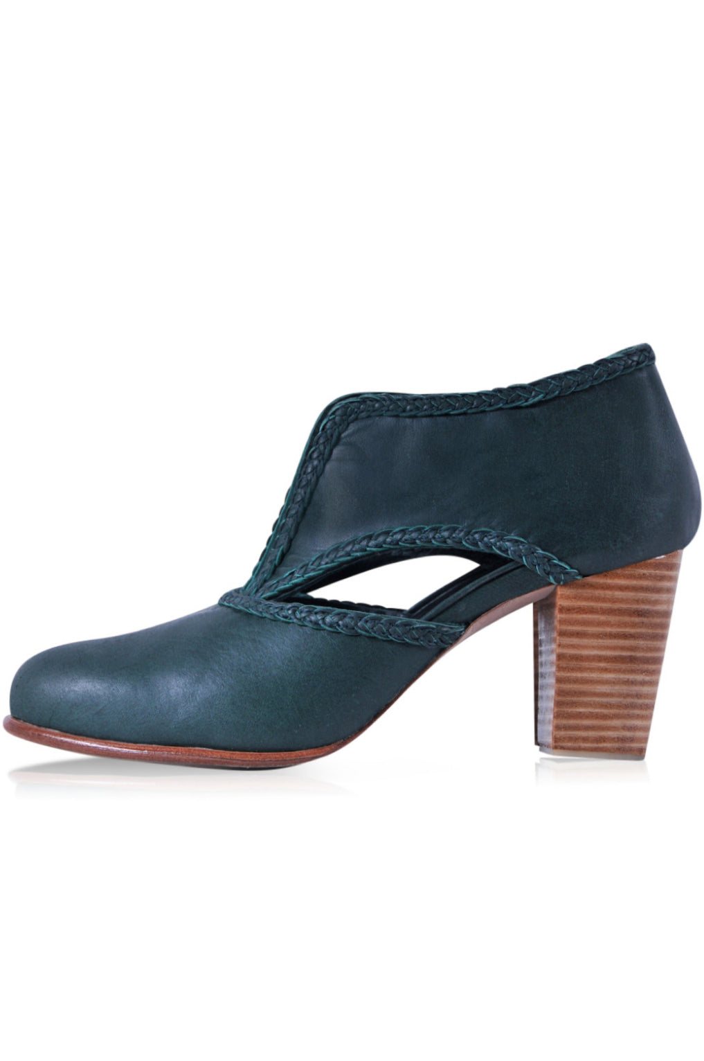 Spirit Walker Leather Heel Booties