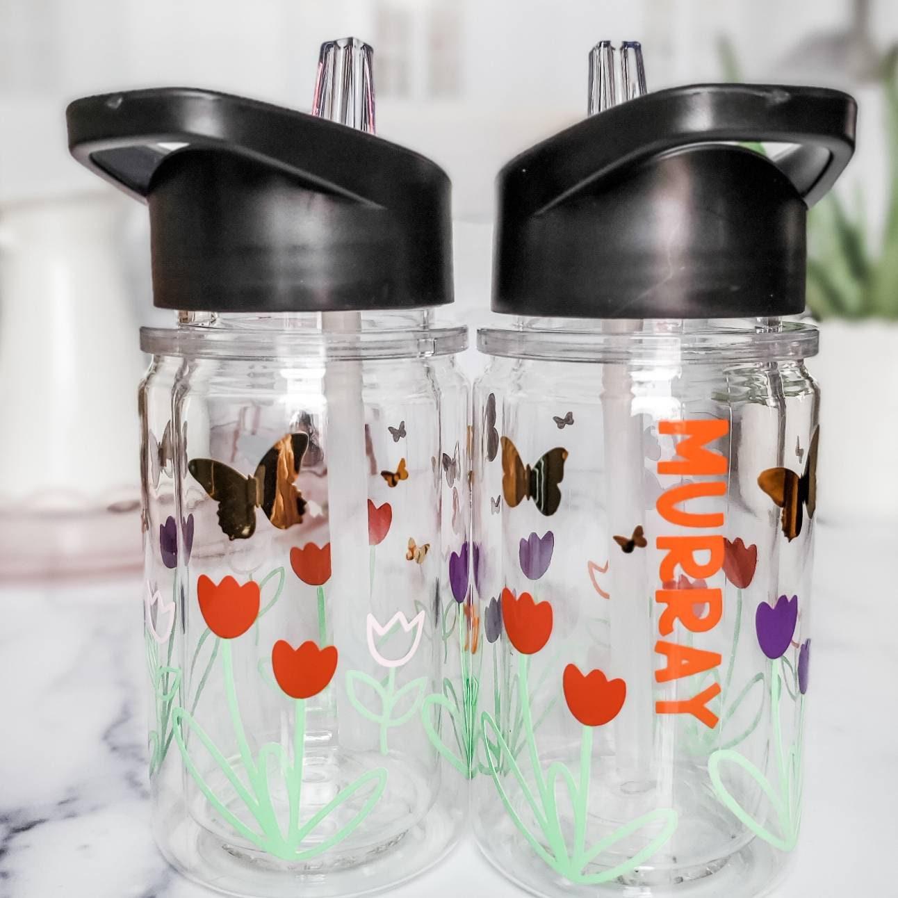 Spring Flowers Toddler Straw Cup