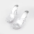 Transparent High Heels Peep Toe Summer Sandals for Women