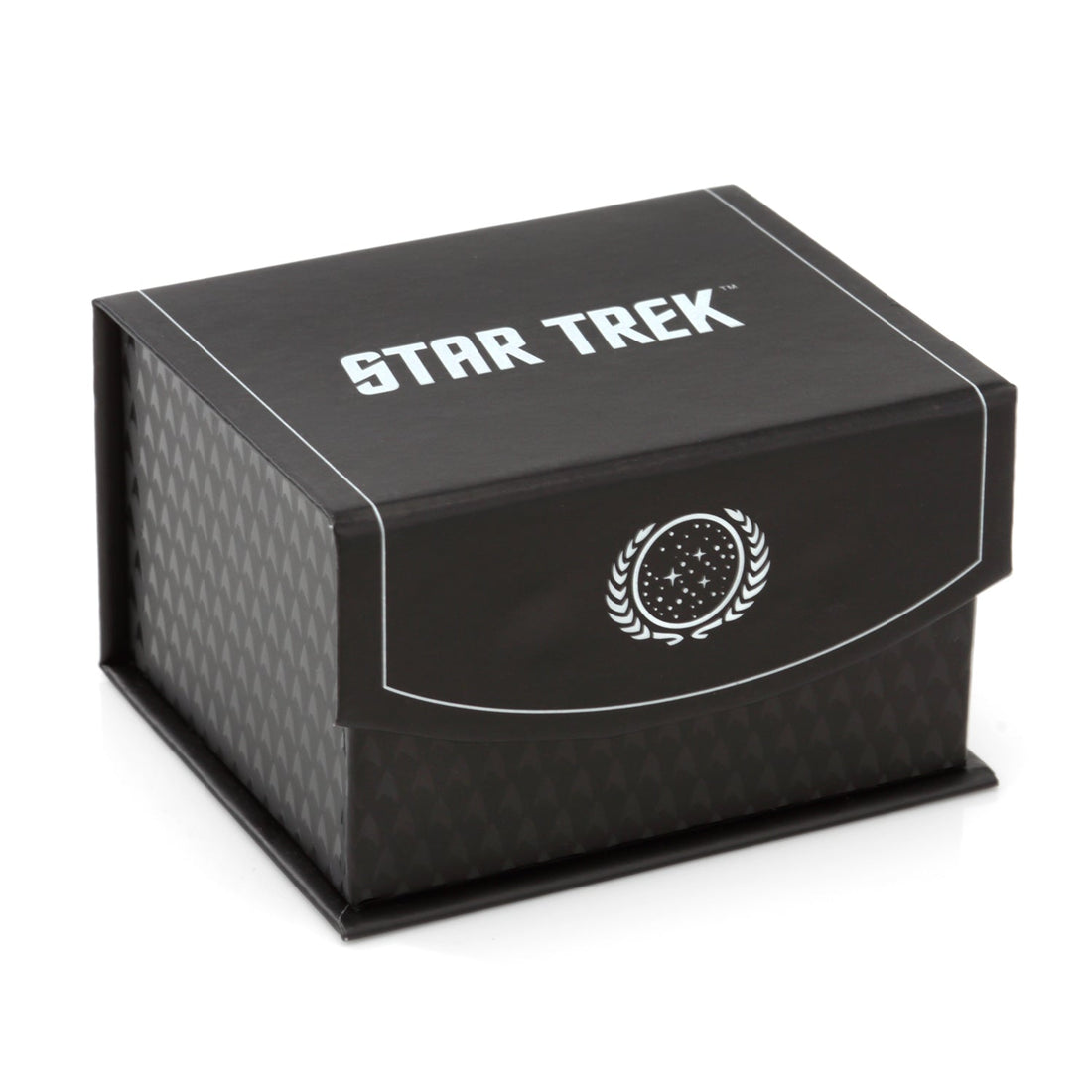 Star Trek Klingon Insignia Cufflinks in Red and Rhodium Finish - Image 3