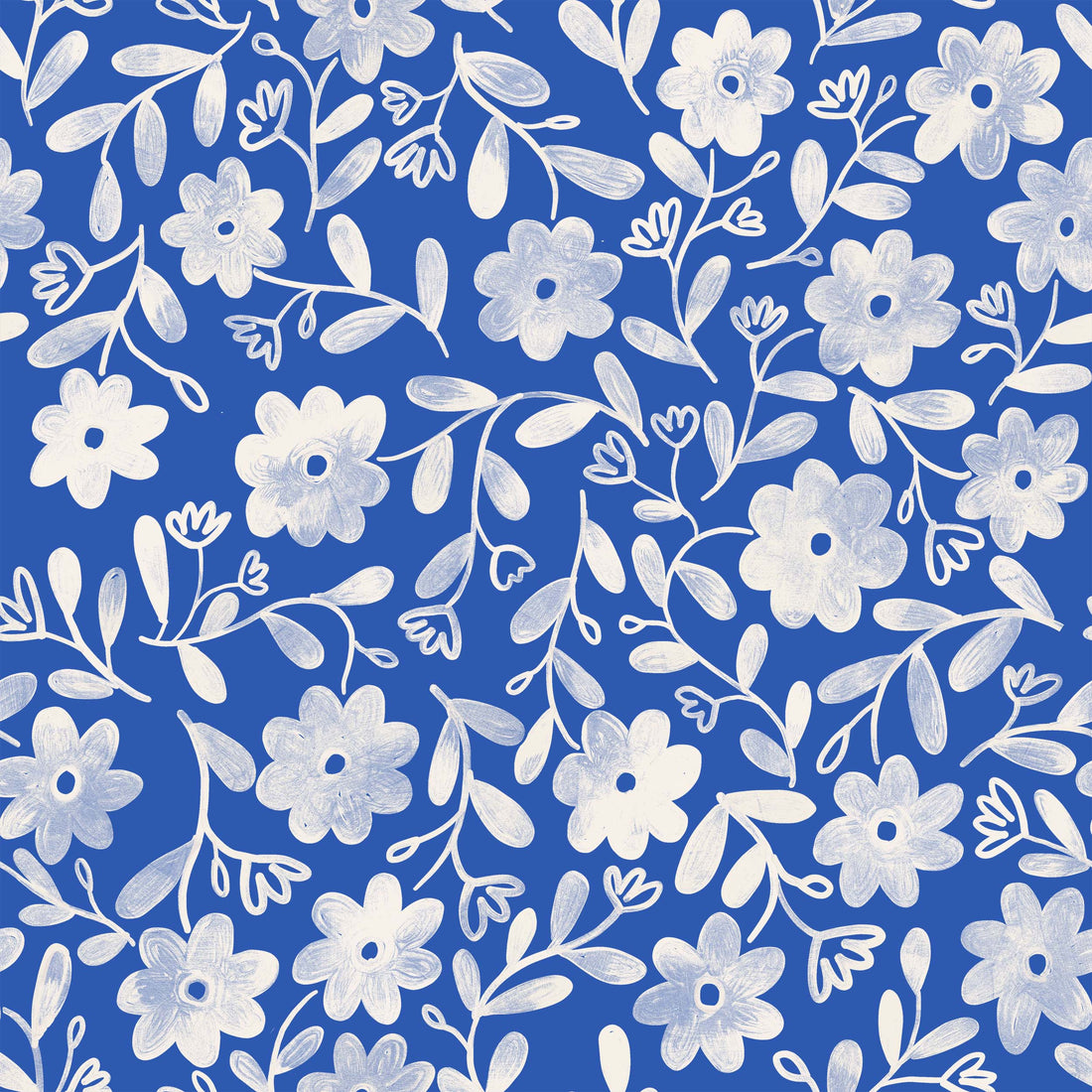 Markie Floral Bohemian Wallpaper by Christy Beasley