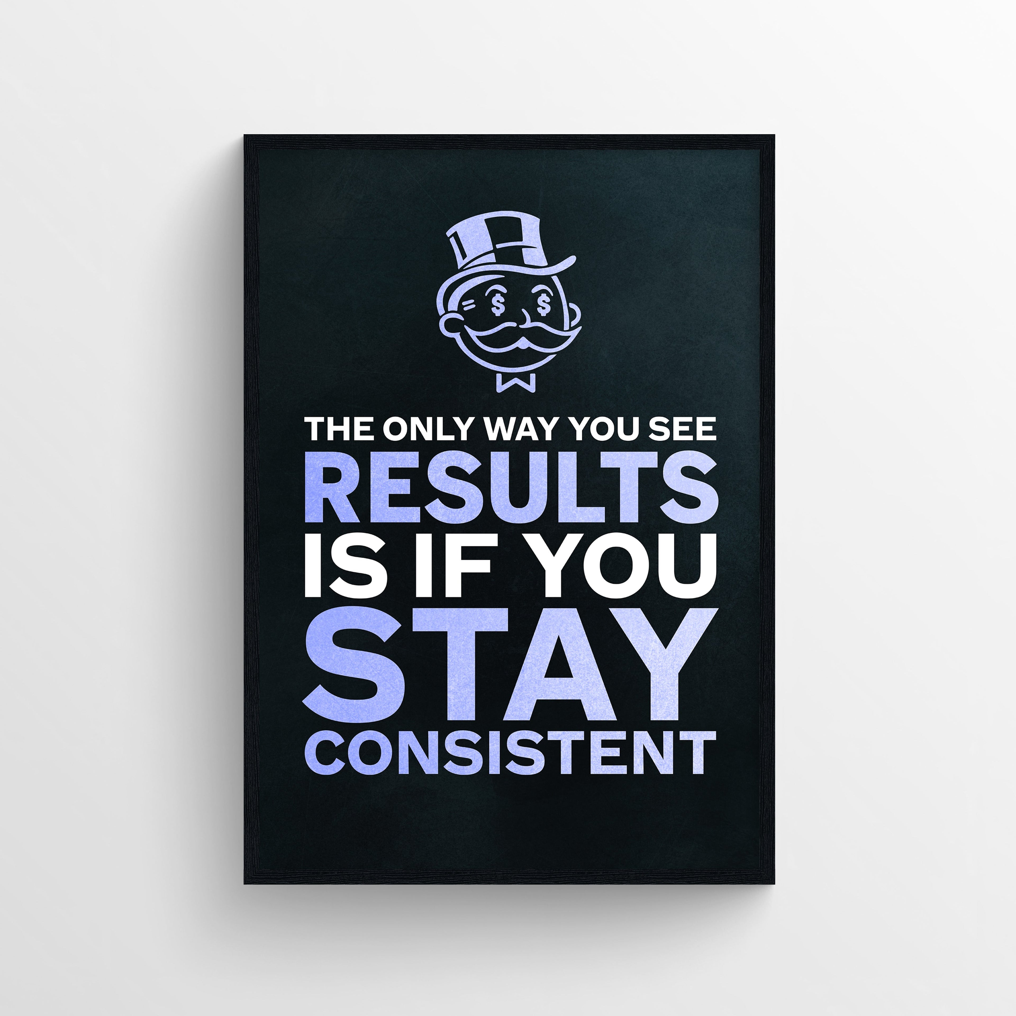 Stay Consistent Poster