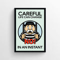 Stay Sharp Monopoly Poster