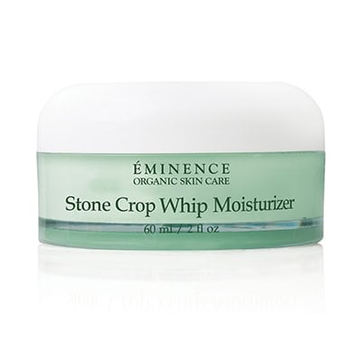 Eminence Stone Crop Whip Moisturizer in 2 oz jar, botanical skincare packaging