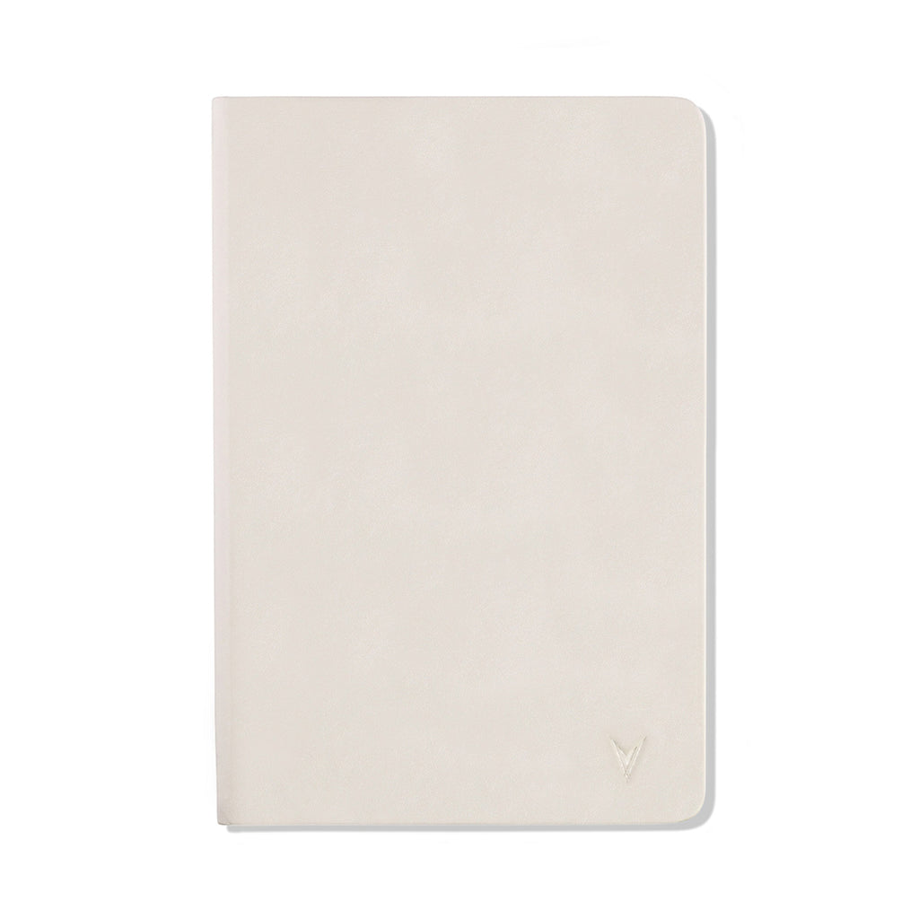 Stone Paper Hardcover Notebook - Bone Ruled Eco-Friendly Journal