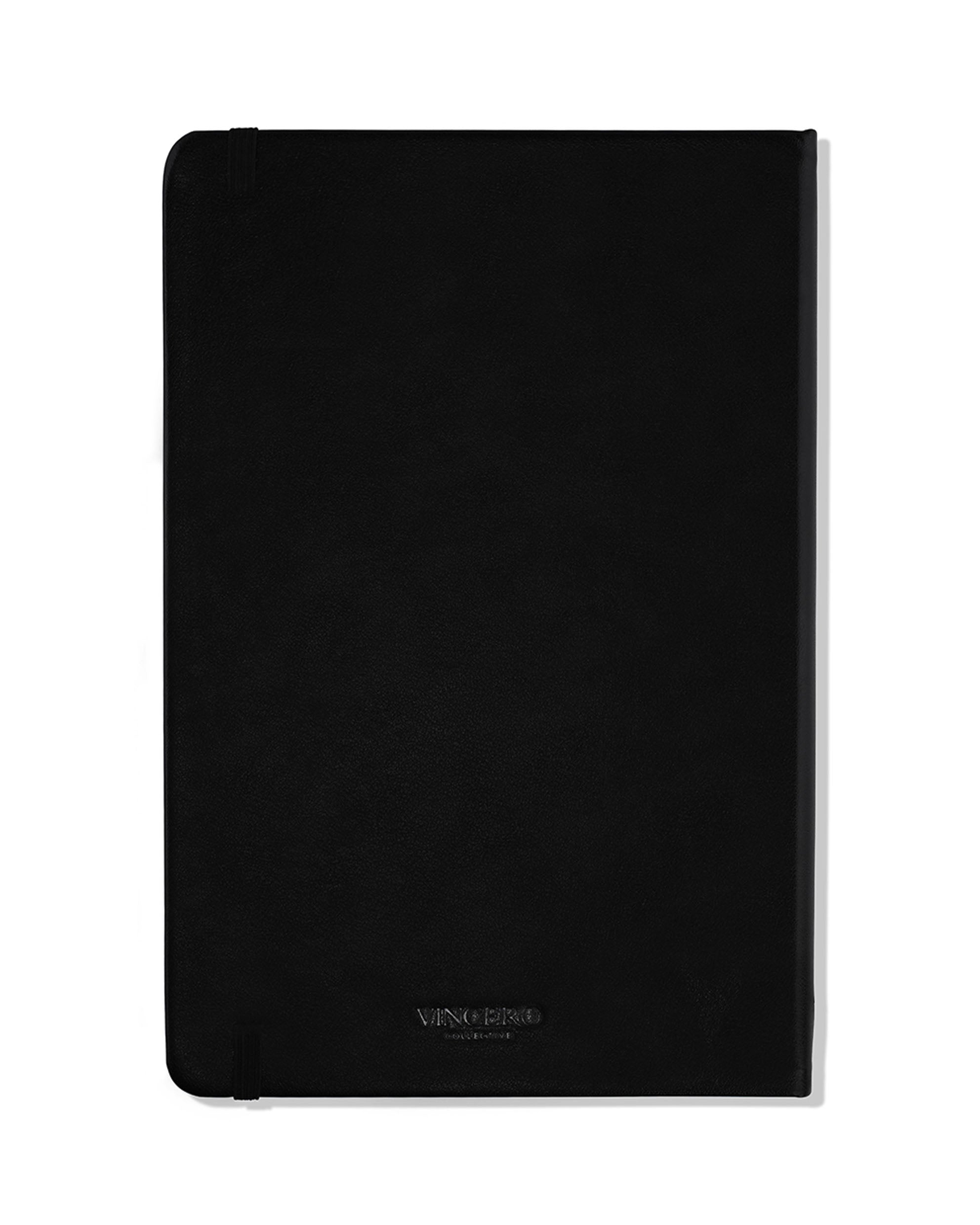 Hardcover Stone Paper Notebook in Black – Eco-Friendly Stationery