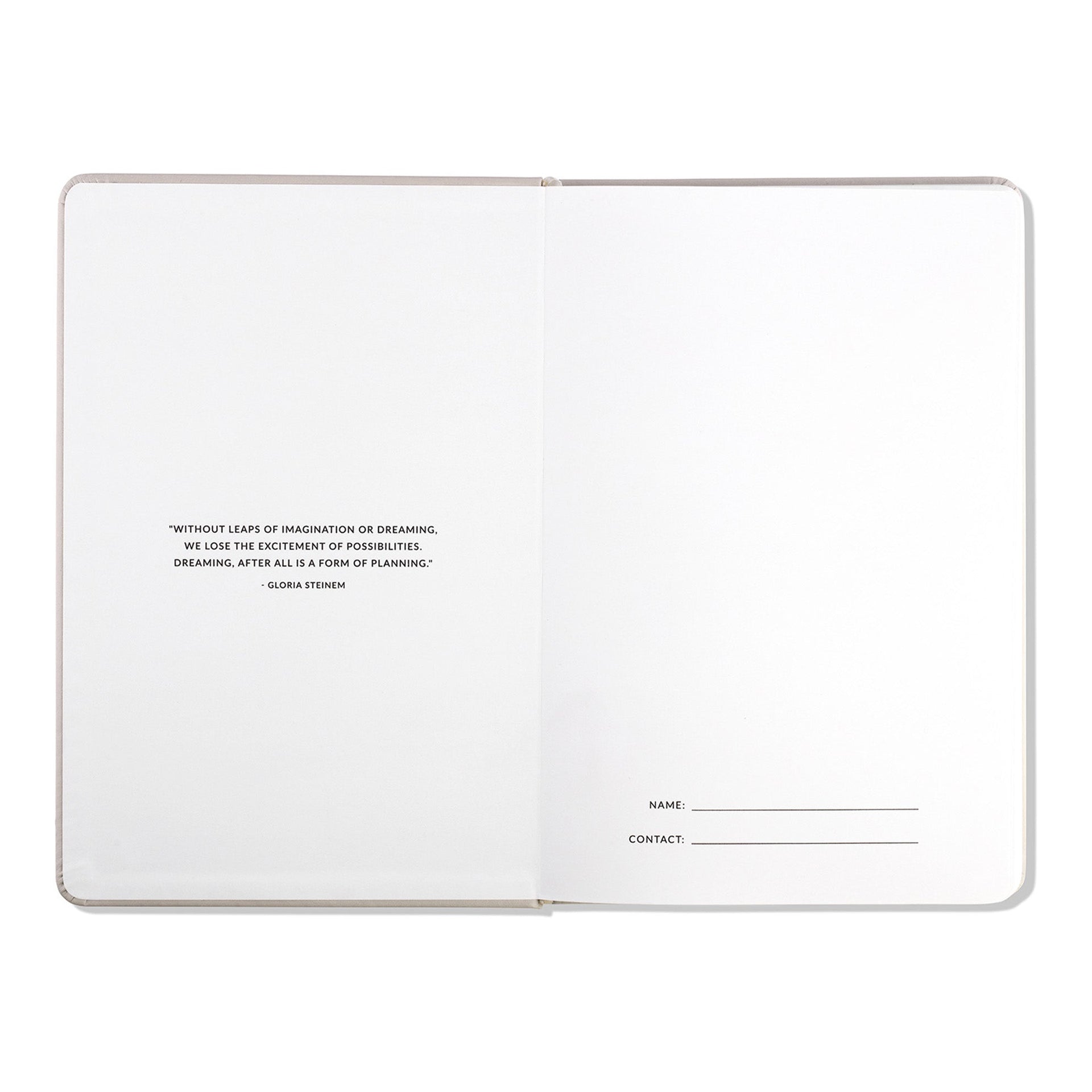 Stone Paper Hardcover Notebook - Bone Ruled Eco-Friendly Journal