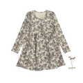 The Printed Long Sleeve Dress - Magnolia