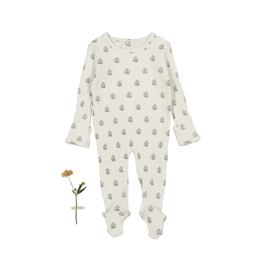 Zara Blue printed baby romper made from soft cotton