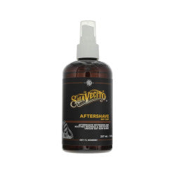 8oz bottle of Suavecito Bay Rum Aftershave for men's grooming and skincare
