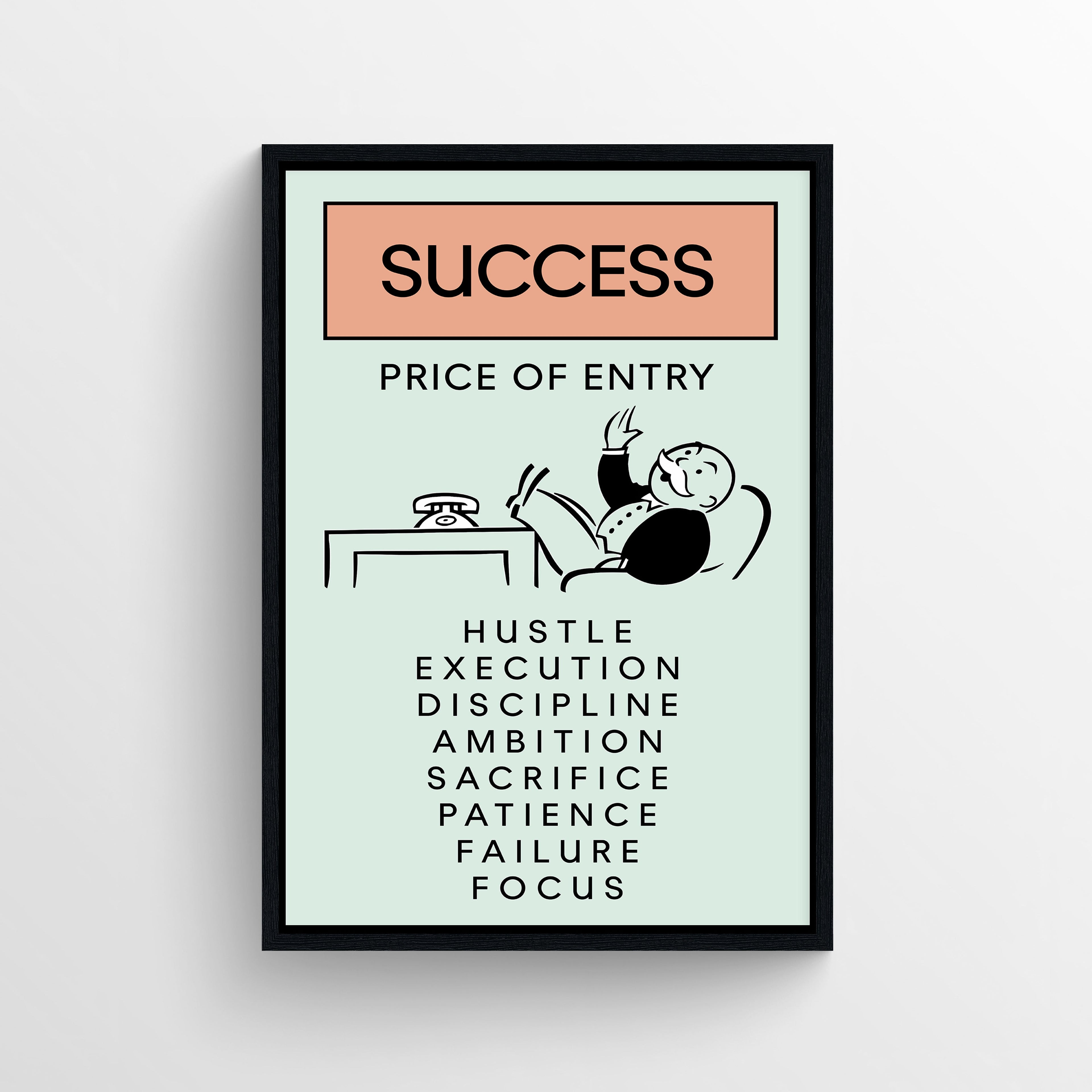 Success Monopoly Poster