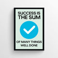 Sum of Success Monopoly Poster
