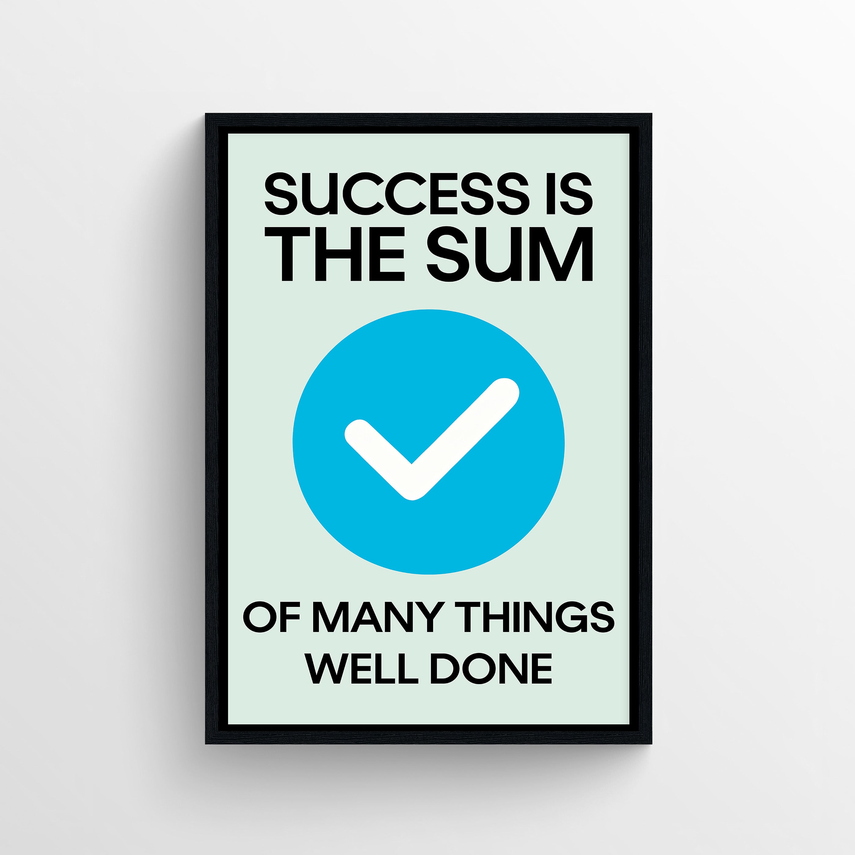 Sum of Success Monopoly Poster