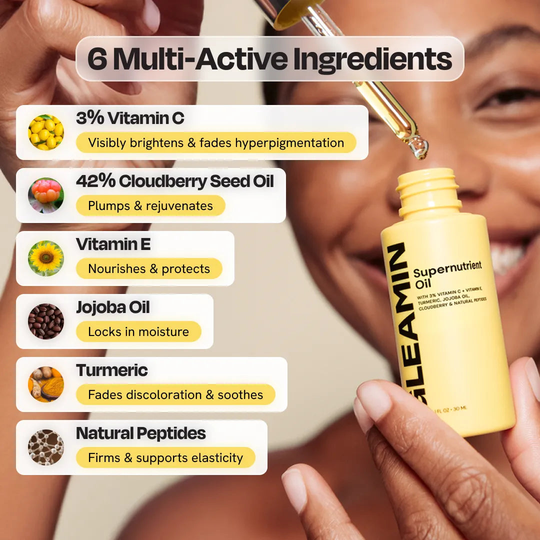 Supernutrient Facial Oil with Vitamin C and Jojoba for Glow - Image 3