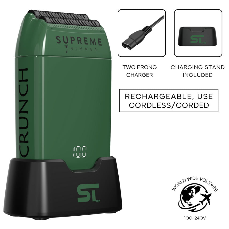 Supreme Crunch Foil Shaver - Waterproof Professional Grooming Tool