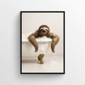 Swan Animal Bathroom Tub Poster