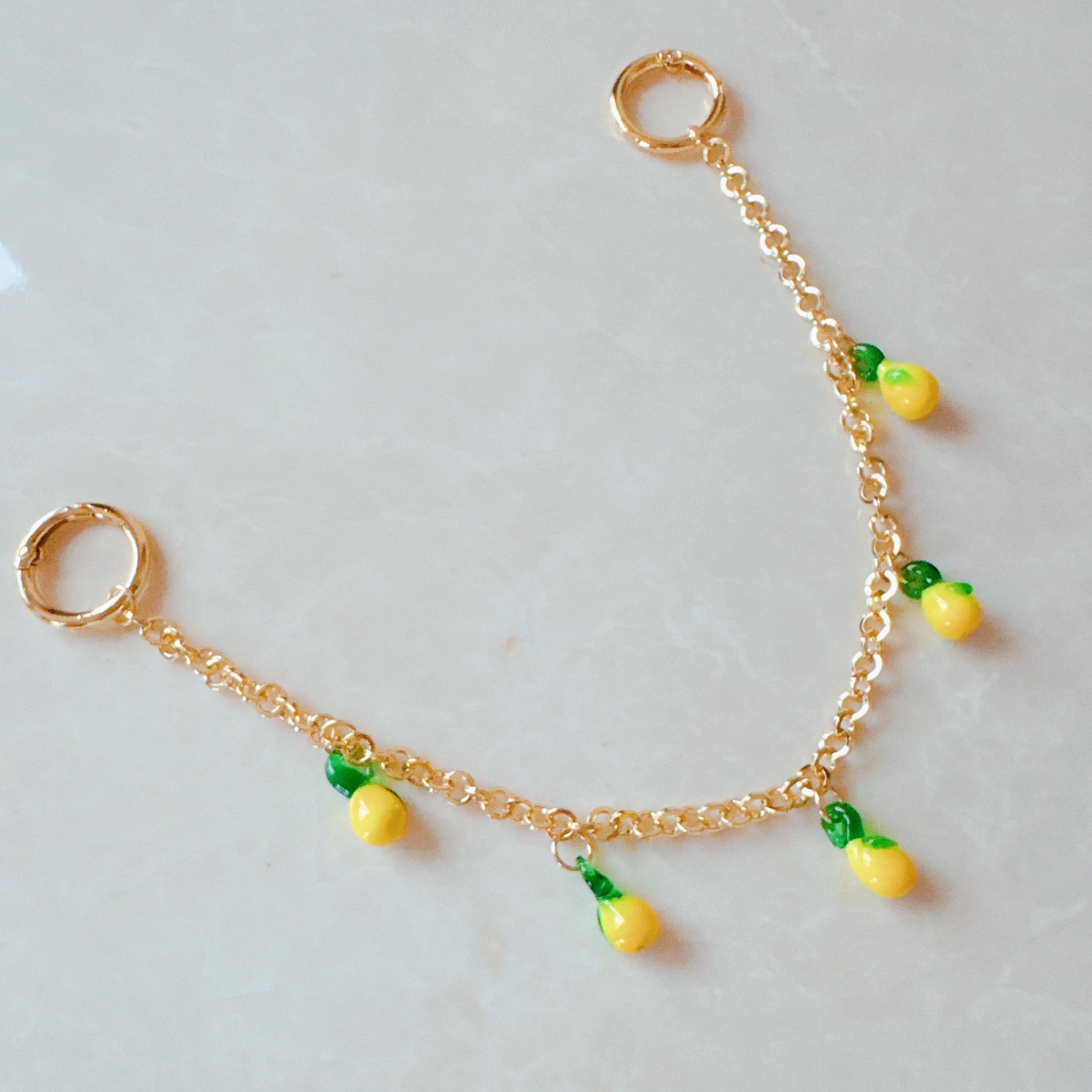 Sweet Lemon Drops Bag Charm