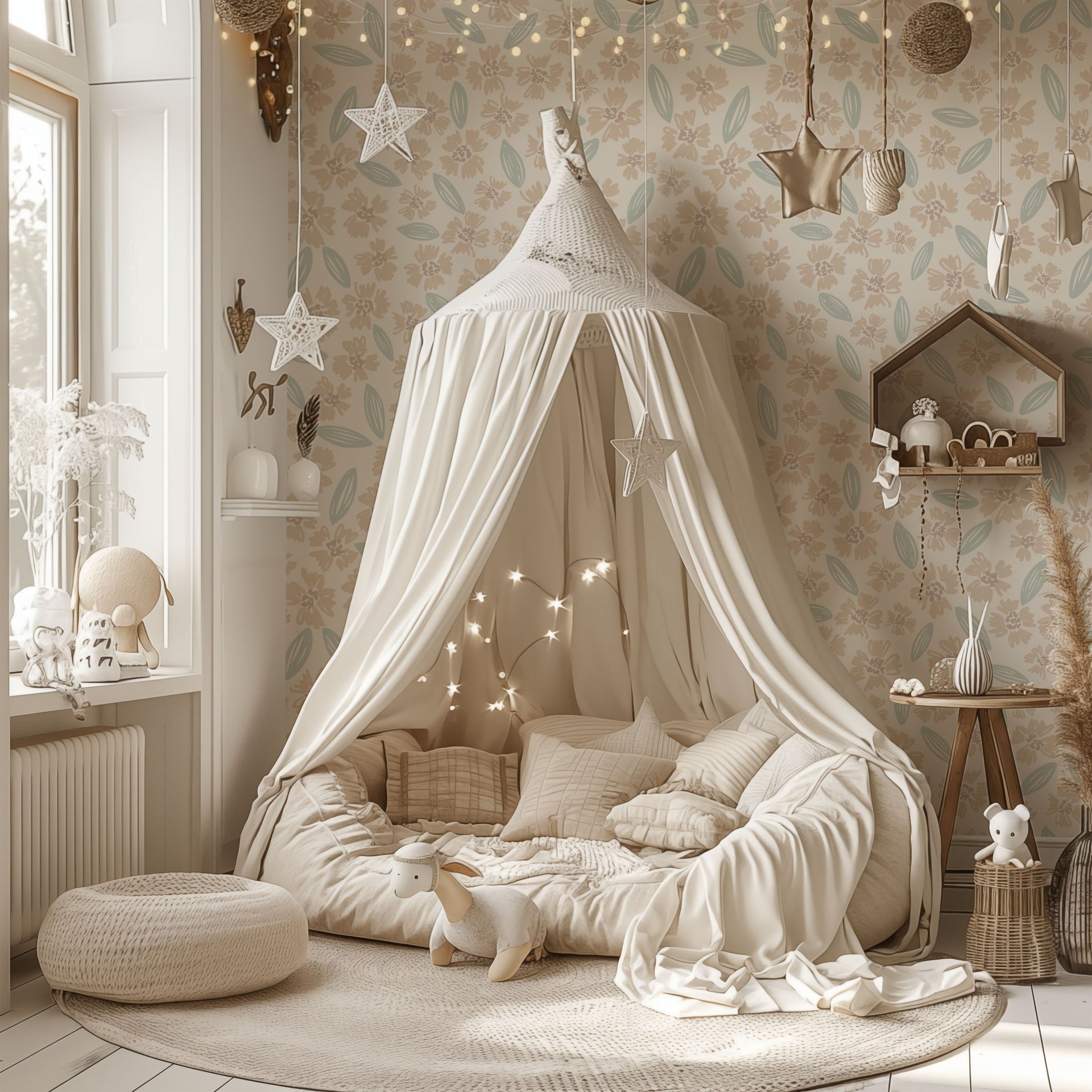 Lane Wallpaper by Hufton Studio - Peel and Stick Wall Decor