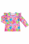 Swirly Whirly L/S Ruffle Tee